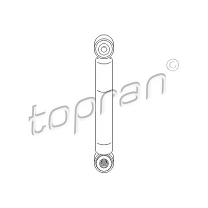 Photo Vibration Damper, v-ribbed belt TOPRAN 109154