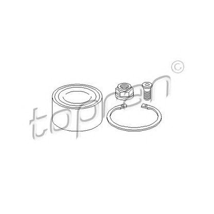 Photo Wheel Bearing Kit TOPRAN 111888