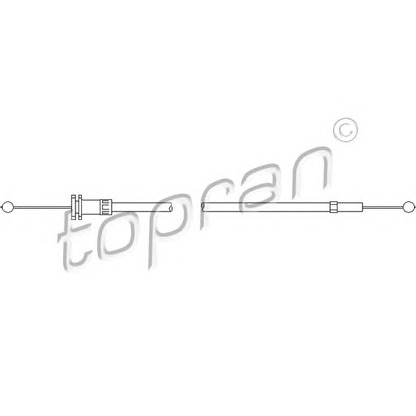 Foto Motorhaubenzug TOPRAN 112159