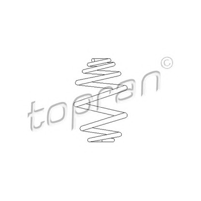 Photo Coil Spring TOPRAN 207596