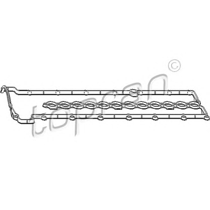 Photo Gasket, cylinder head cover TOPRAN 501254