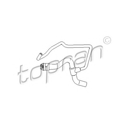 Photo Radiator Hose TOPRAN 207683