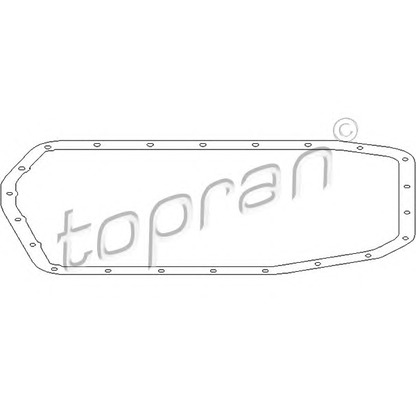 Photo Seal, automatic transmission oil pan TOPRAN 500786