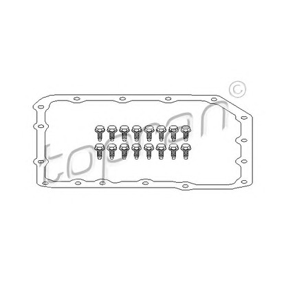 Photo Seal, automatic transmission oil pan TOPRAN 500784