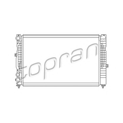 Zdjęcie Chłodnica, układ chłodzenia silnika TOPRAN 112331