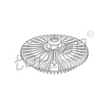 Foto Giunto di collegamento, Ventilatore radiatore TOPRAN 111436