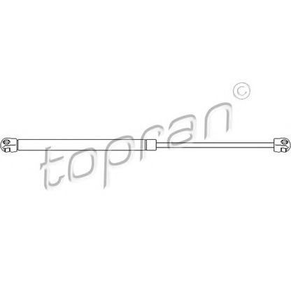 Фото Газовая пружина, крышка багажник TOPRAN 700697