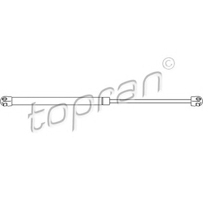 Фото Газовая пружина, крышка багажник TOPRAN 700698