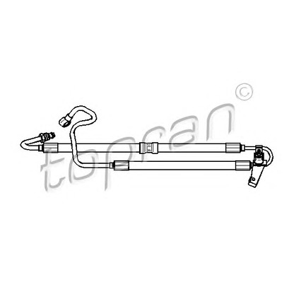 Zdjęcie Wąż hydrauliczny, system kierowania TOPRAN 501742