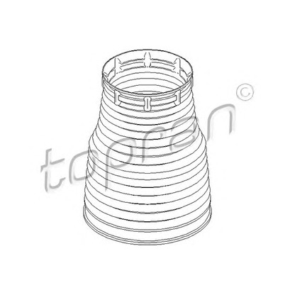 Photo Protective Cap/Bellow, shock absorber TOPRAN 113188