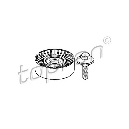 Foto Umlenk-/Führungsrolle, Keilrippenriemen TOPRAN 722427