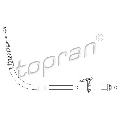 Photo Cable, parking brake TOPRAN 501724