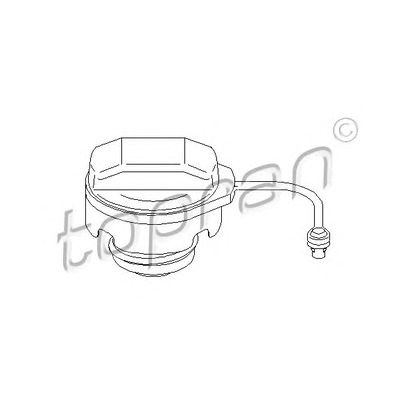 Foto Verschluss, Kraftstoffbehälter TOPRAN 112984