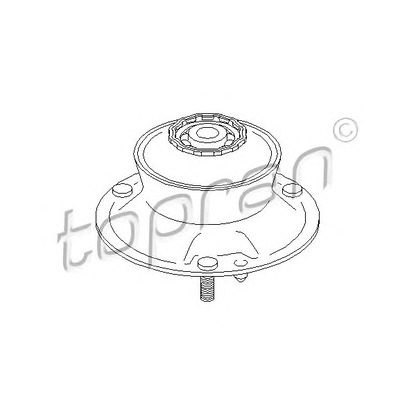 Foto Cojinete columna suspensión TOPRAN 501756