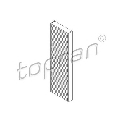 Zdjęcie Filtr, wentylacja przestrzeni pasażerskiej TOPRAN 501654
