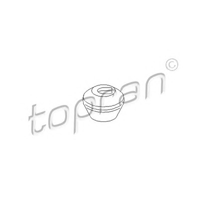 Photo Rubber Buffer, engine mounting TOPRAN 113442