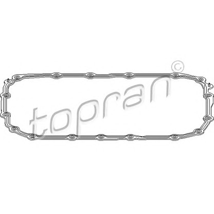 Photo Seal, automatic transmission oil pan TOPRAN 501750