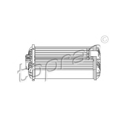Photo Heat Exchanger, interior heating TOPRAN 407753