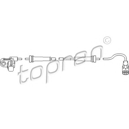 Foto Sensor, Raddrehzahl TOPRAN 722800