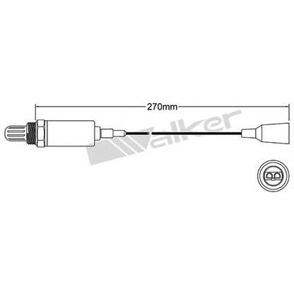 Foto Sonda Lambda WALKER PRODUCTS 25021013