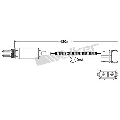 Photo Sonde lambda WALKER PRODUCTS 25021037