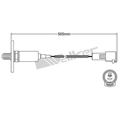 Foto Sonda lambda WALKER PRODUCTS 25021056