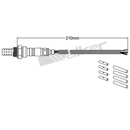 Photo Lambda Sensor WALKER PRODUCTS 25024400