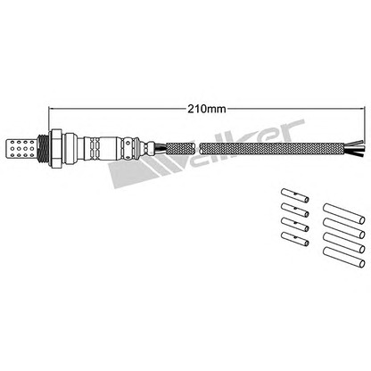 Photo Lambda Sensor WALKER PRODUCTS 25024000