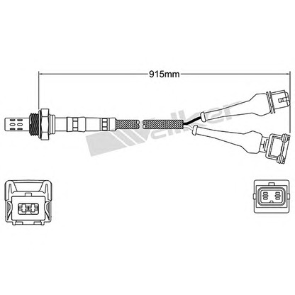 Фото Лямбда-зонд WALKER PRODUCTS 25024820