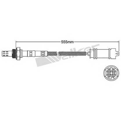 Foto Sonda Lambda WALKER PRODUCTS 25024125