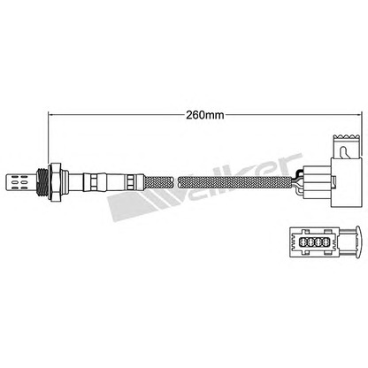 Photo Sonde lambda WALKER PRODUCTS 25024423