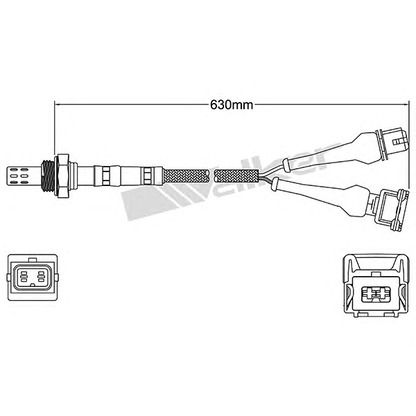 Photo Sonde lambda WALKER PRODUCTS 25024587