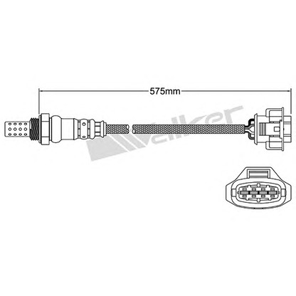 Foto Sonda Lambda WALKER PRODUCTS 25024648