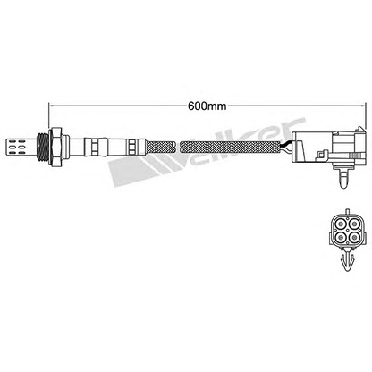 Foto Sonda lambda WALKER PRODUCTS 25024144