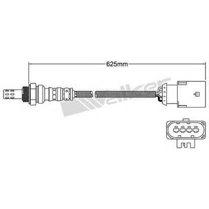 Photo Lambda Sensor WALKER PRODUCTS 25024775