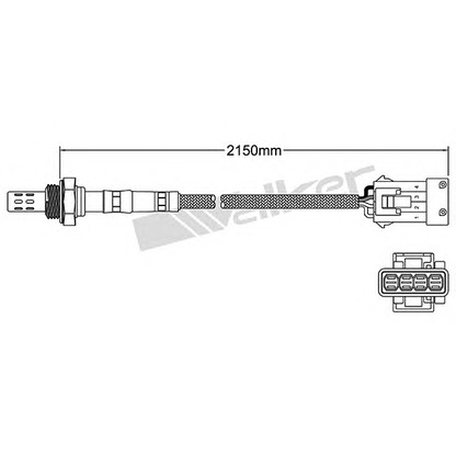 Photo Lambda Sensor WALKER PRODUCTS 25024385