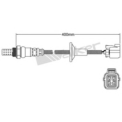 Photo Sonde lambda WALKER PRODUCTS 25024757