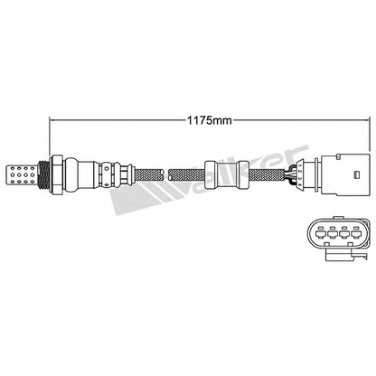 Photo Lambda Sensor WALKER PRODUCTS 25024762