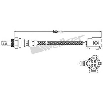 Foto Sonda Lambda WALKER PRODUCTS 25024076