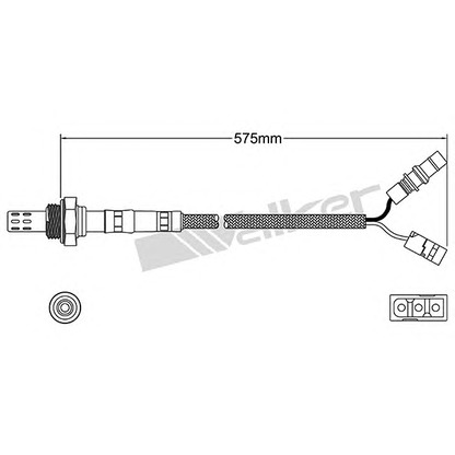 Фото Лямбда-зонд WALKER PRODUCTS 25024792