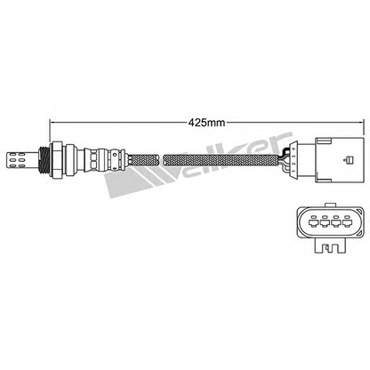 Photo Sonde lambda WALKER PRODUCTS 25024844