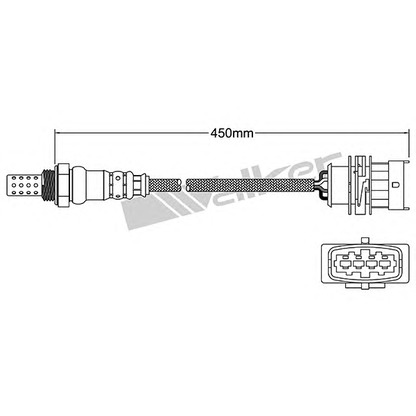 Фото Лямбда-зонд WALKER PRODUCTS 25024846