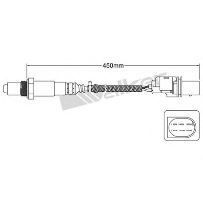 Foto Sonda Lambda WALKER PRODUCTS 80095008