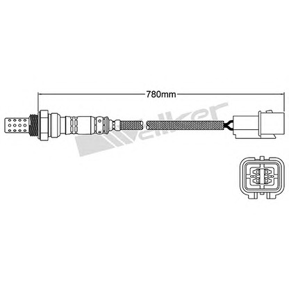 Photo Sonde lambda WALKER PRODUCTS 25024242