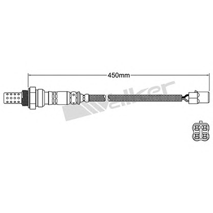 Photo Lambda Sensor WALKER PRODUCTS 25023162