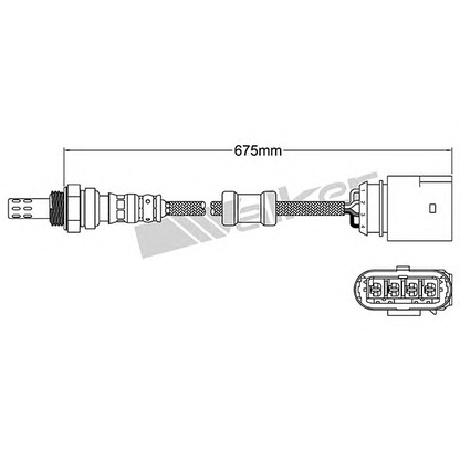 Photo Sonde lambda WALKER PRODUCTS 25024941