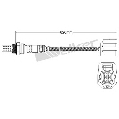 Photo Sonde lambda WALKER PRODUCTS 25024676