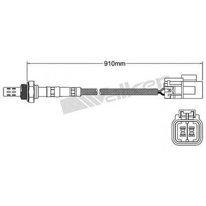 Zdjęcie Sonda lambda WALKER PRODUCTS 25024102