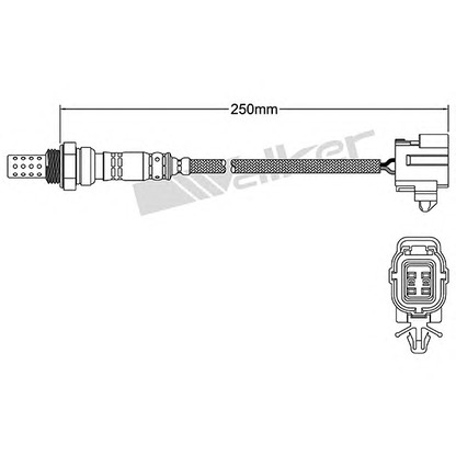 Foto Sonda Lambda WALKER PRODUCTS 25024634