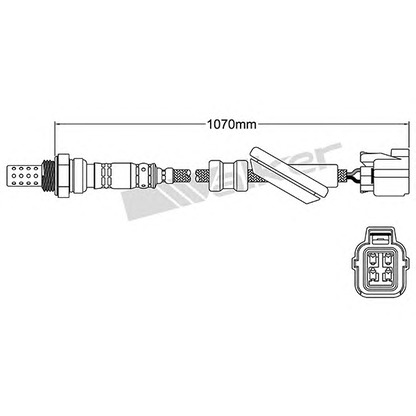 Photo Sonde lambda WALKER PRODUCTS 25024476